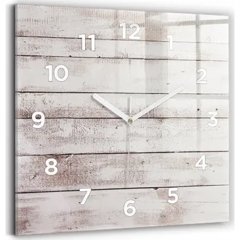 Hodiny Nástěnné hodiny Wallfluent bílé 30 cm