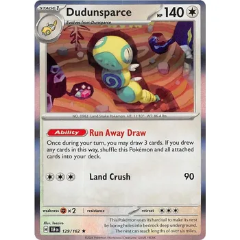 Karetní hra Dudunsparce 129/162 - Temporal Forces Typ karty: Holo