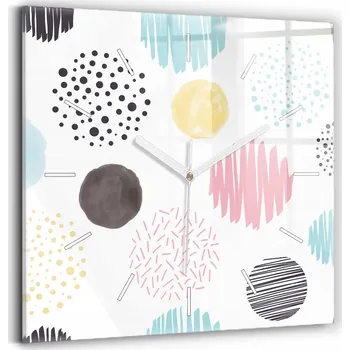 Hodiny Nástěnné hodiny Wallfluent bílé 30 cm