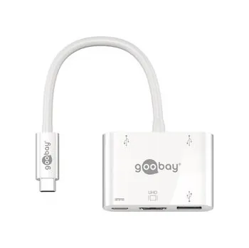 Redukce USB-C na HDMI 3xUSB USB-C adaptér Goobay