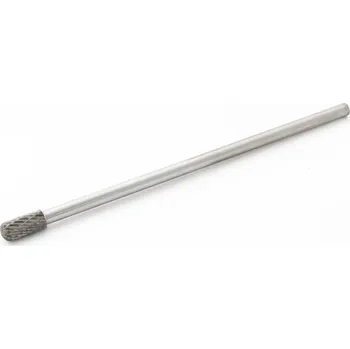 Fréza 10 mm Wolfram Karbidová fréza, prodloužená 155 mm - zakulacený válec