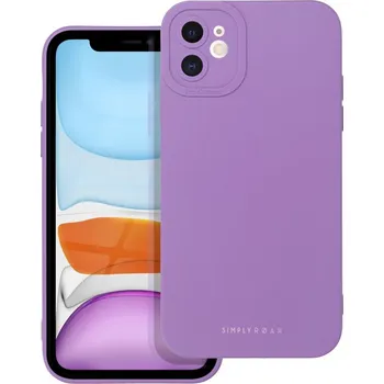 Pouzdro na mobilní telefon Zadní ochranný kryt ROAR case LUNA pro Apple iPhone 11, fialová