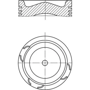 Píst motoru Píst MAHLE 213 69 00