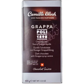 Čokoláda Camille Bloch Hořká čokoláda s grappou