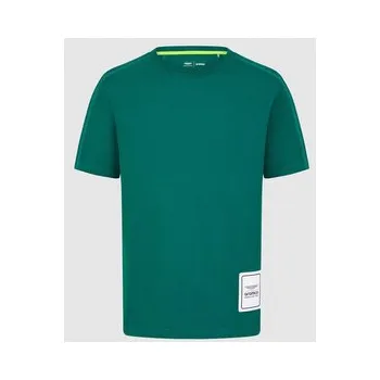 Aston Martin F1 Team volnočasové tričko LOGO zelené - XXL