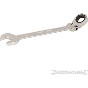 Klíč Silverline | Ráčnový klíč očkoplochý, s kloubem - 24mm 228556