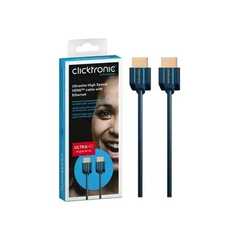 Video kabel CICKTRONIC HDMI 2.0 kabel 4K 60Hz Super Slim 1,5m