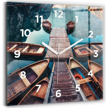 Hodiny Nástěnné hodiny Wallfluent černé 30 cm