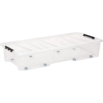 Úložný box Dea Home Jolly úložný box pod postel 35 l transparentní