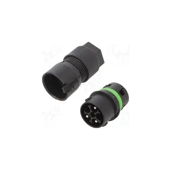 Elektrická zásuvka 3801/V-M-3P-BK