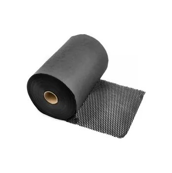 Balící papír Voštinový řezaný papír Černý 30cm x 100m