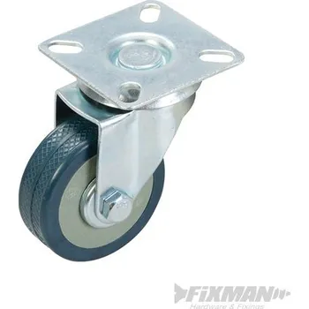 Pojezdové kolečko FIXMAN | Gumové otočné kolečko - 50mm 50kg 530386