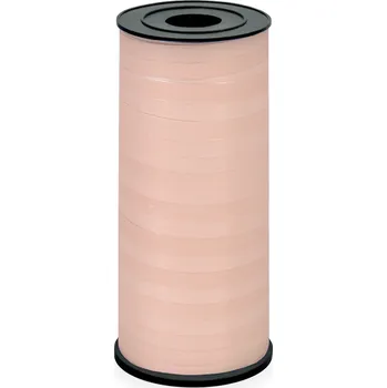Stuha Plastová stuha pudrově růžová - 92 m