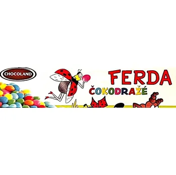 Čokoláda Barevné dražé FERDA 30 g čokodražé z mléčné čokolády (Mléčné čokodražé lentilky)