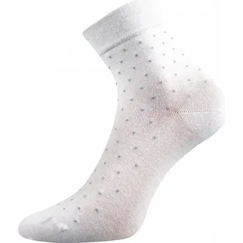 Pánské ponožky BOMA & LONKA Ponožky Fiona Puntíky Bílá Velikost: 39/42
