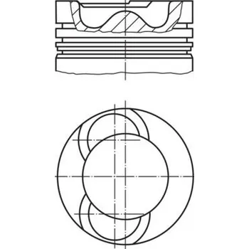 Píst motoru Píst MAHLE 028 09 02