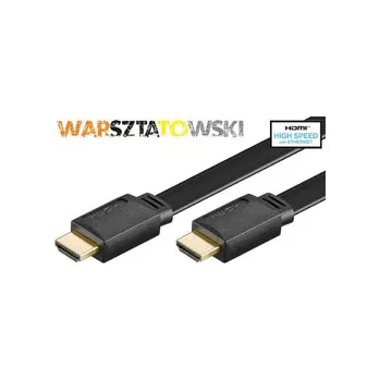 Video kabel Goobay vysokorychlostní plochý HDMI kabel - 2m
