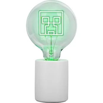 Dekorativní svítidlo Paladone Minecraft Neon LED stolní světlo Creeper 24 cm