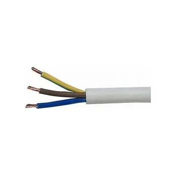 elektrický kabel trojlinka CYSY 3x1.0 kulatá