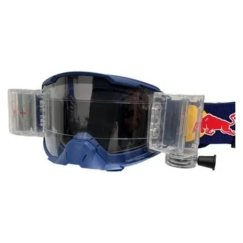Motocyklové brýle Red Bull Spect TORP systém ROLL OFF s čirým plexi