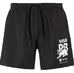 Volnočasové plavky HUGO - Visa Cash App RB černé - M