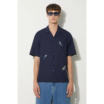 Bavlněná košile Paul Smith M1R.905UE.N01592 námořnická modř 59X, vel. M