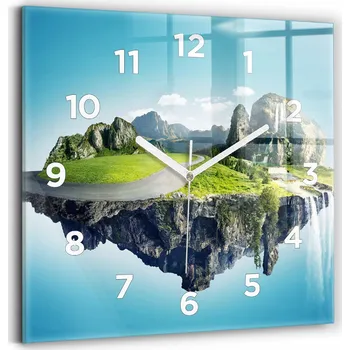 Hodiny Nástěnné hodiny Wallfluent modré 30 cm