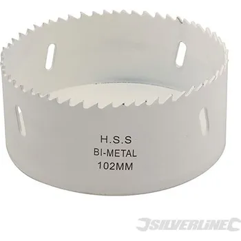 Pilová děrovka Silverline | Pilová děrovka z bimetalu na nerez - 102mm 934114