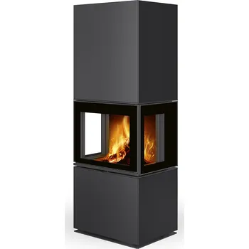 Krbová kamna Romotop LERA C GH plech - designový akumulační krb