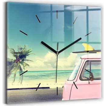 Hodiny Nástěnné hodiny Wallfluent modré 30 cm