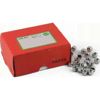 Matice Nerezová matice A2 DIN 917 M6 - 20 kusů