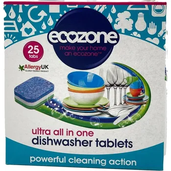 Tableta do myčky Tablety do myčky ekologické Ecozone 25 ks