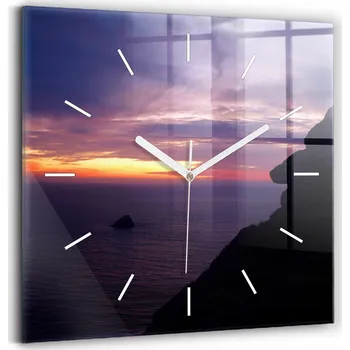 Hodiny Nástěnné hodiny Wallfluent modré 30 cm