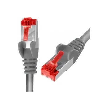 Síťový kabel RJ45 CAT 6 S/FTP kabel AWG27 LSZH šedý 0,5m