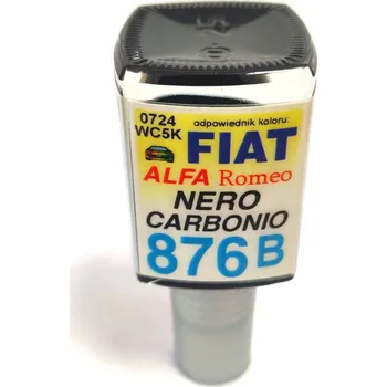 ARASYSTEM Lakovací tužka 876B Nero Carbonio Fiat (2005-2023) a Alfa Romeo (2005-2023) 10 ml