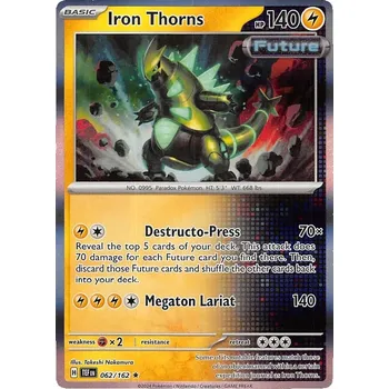 Sběratelská karetní hra Iron Thorns 062/162 - Temporal Forces Typ karty: Reverse Holo