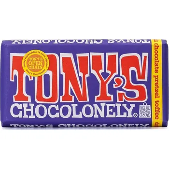 Cukrovinka Tony's Mléčná čokoláda s preclíky a karamelem