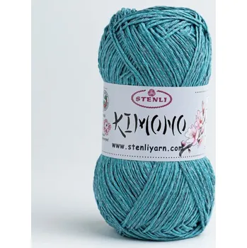 Příze Příze Kimono - 11 tyrkysovo-šedá