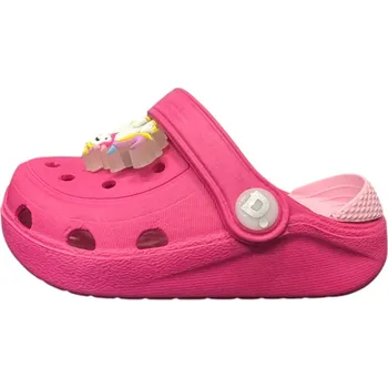 Dívčí pantofle D.D.step J091-51527 gumové pantofle růžové Barva: Růžová, Velikost: 23