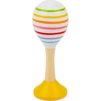 Hudební nástroj pro děti Bigjigs Toys Rumba koule junior sada 2 ks žlutá