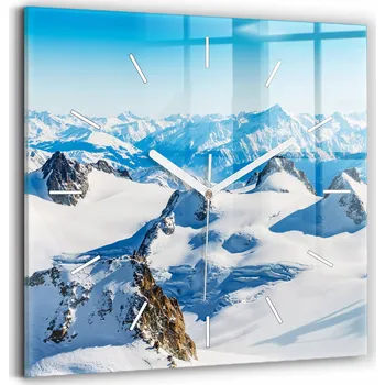 Hodiny Nástěnné hodiny Wallfluent bílé 30 cm