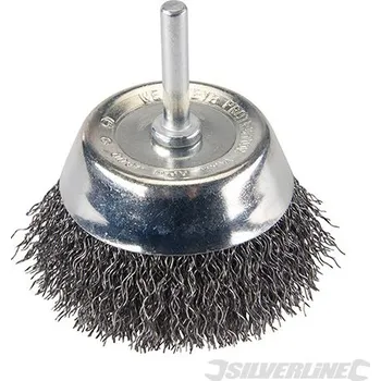 Drátěný kartáč Silverline | Rotační kartáč miskový - 75mm PB04