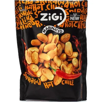 Slaná pochutina ZiGi Arašídy pražené sriracha hot chilli
