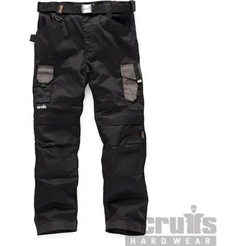 Pánské kalhoty Scruffs | Pro Flex Trouser Black - 38S T55388