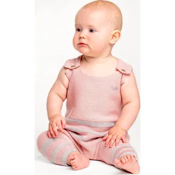 Laclové kalhoty pro děti ze 100% merino vlny AURELIA růžové SAFA Velikost: 86/92