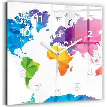 Hodiny Nástěnné hodiny Wallfluent bílé 30 cm