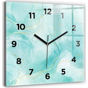 Hodiny Nástěnné hodiny Wallfluent modré 30 cm