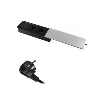 Elektrická zásuvka Posuvná zásuvka na desku Spacetronik SPS-S24S