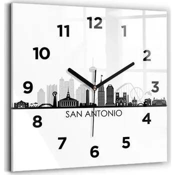 Hodiny Nástěnné hodiny Wallfluent černé 30 cm