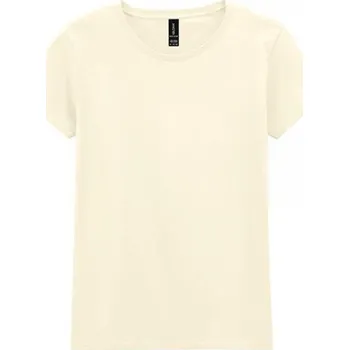 Dámské tričko Gildan Dámské vypasované tričko se zkrácenými rukávky Barva: bílá mléčná, Velikost: S G5000L